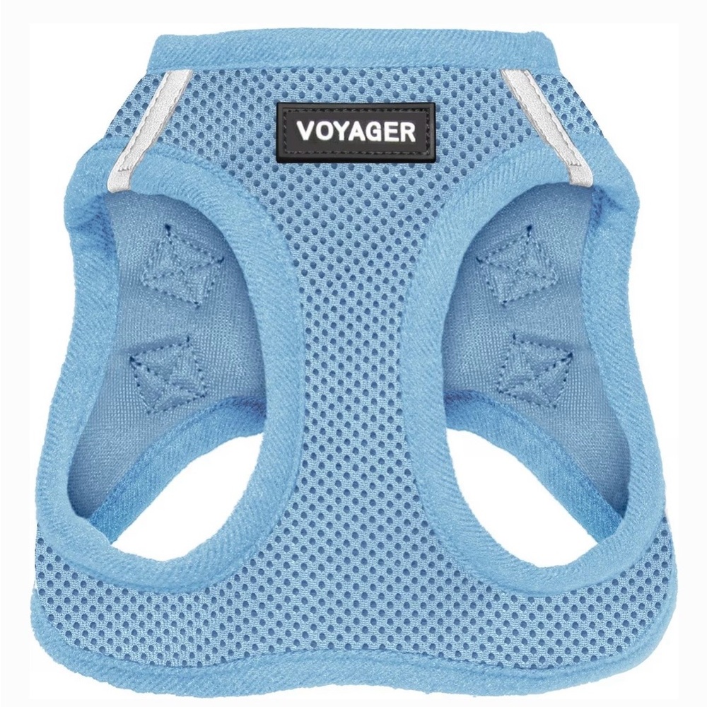 Voyager Step-in Air Dog Harness, Baby blue with Matching Trim, Small NWT